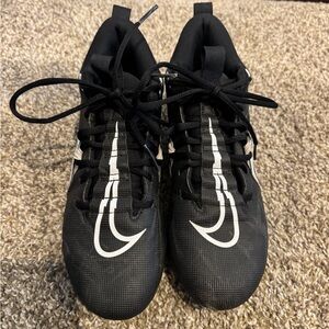 Nike Black and White Baseball cleats